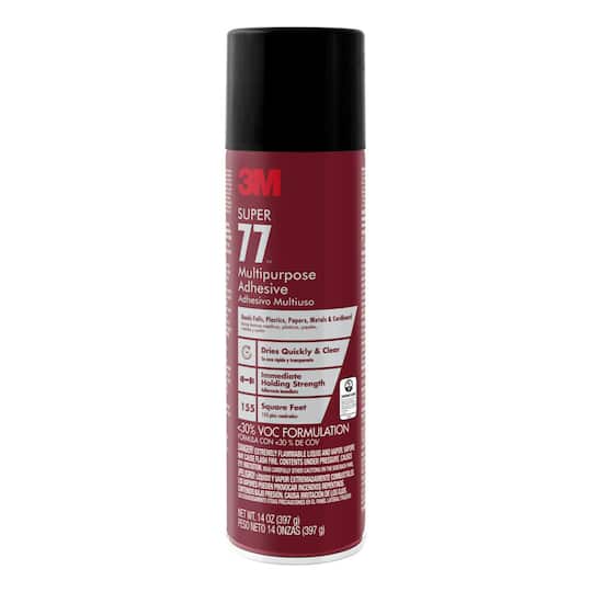 3M&#x2122; Super 77&#x2122; Multipurpose Spray Adhesive, 14 oz.